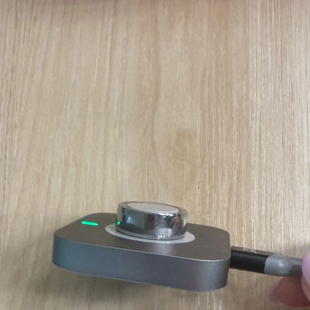 Oura Silver and Gray Wearable Charger